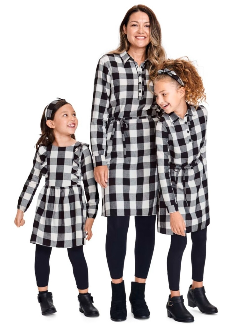 The Children's Place Women's Matching Family Buffalo Plaid Shirt Dress M - Picture 13 of 13